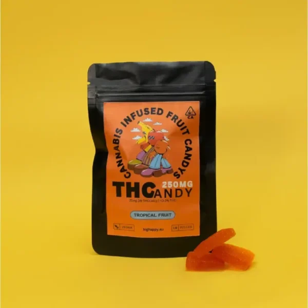 THCandy-Tropical-Fruit-250mg-Cannabis-Infused-Gummies